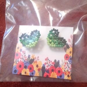 Heart Earrings Handmade